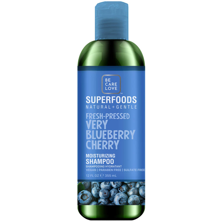 Be.Care.Love Blueberry Cherry Shampoo - 12 oz: A Berry - Blissful Hair Treat!