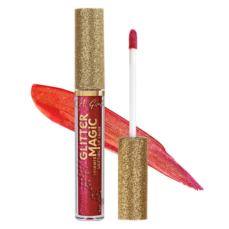 LA Girl Magical Glitter Lip Color: Sparkle Transformation