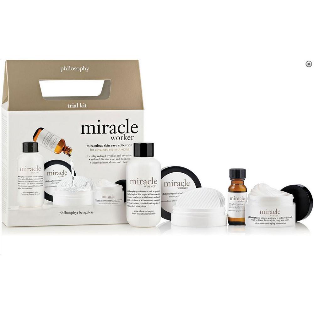 Philosophy Miracle Worker 3-Piece Trial Kit: Unlock Ageless Skin!