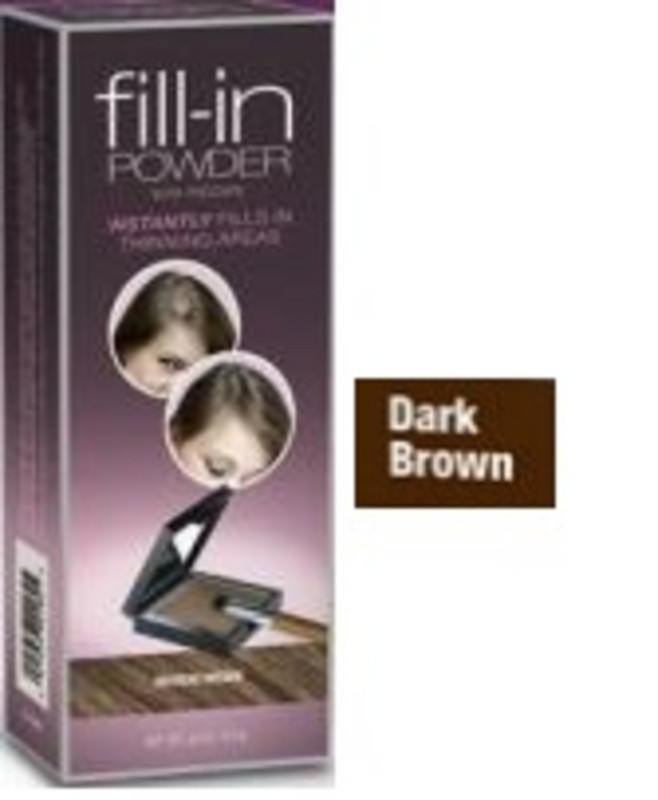 IRENE GARI Dark Brown Gray-Filling Hair Powder - Instant Coverage!