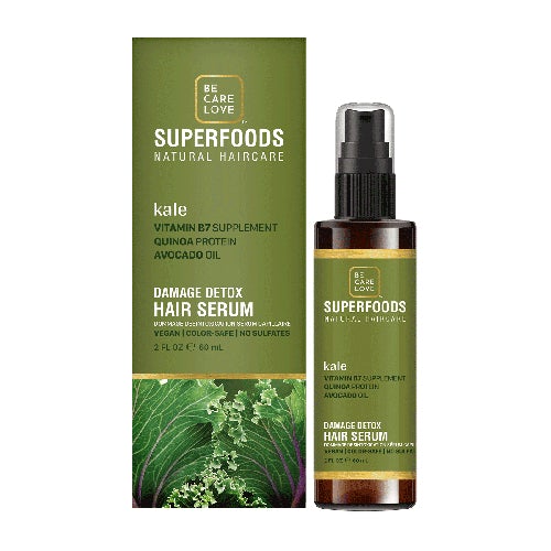 Be.Care.Love Superfoods Kale Damage Detox Miracle Leave-In Hair Serum - 2 oz